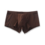 Lightweight Breathable Ice Silk U Contoured Boxers for Men