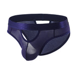 4 Pack Men's Sexy Striped Design Day-Long Comfort Soft-Touch Waistband Bikini