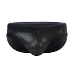 Men's Solid Color Sponge Pad Swim Briefs