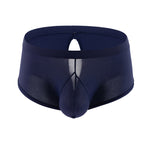 3 Pack Men's High Stretch Sexy Quick-Dry Stay-Put Fit Sporty Cut Solid Color Trunks