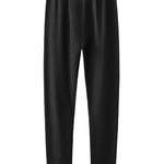 Men's Solid Color Double-Layer Bamboo Fiber Thermal Bottoms