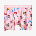 3 Pack Men's Anti-Chafing Stay-Put Fit Bold Prints Skin-Friendly Premium Cotton Boxers Briefs