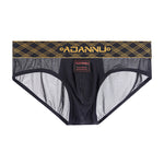 Men's Breathable With Patchwork Design Supportive Fit Briefs