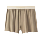 2 Pack Men's Solid Color Seamless Comfort Mid-Rise Home Shorts