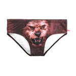 Men's Low-Rise Stylish Animal Print Swim Briefs