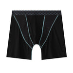 2 Pack Men's Nylon Breathable Sports Anti-Chafing Casual Business Boxer Briefs