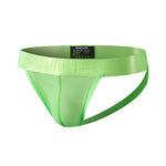 2 Pack Men's Feather-Soft Texture Breathable Sexy U-Pouch Lifting Effect Jockstraps