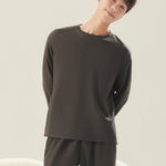 Men's Seamless Comfort Snug-Fit Second-Skin Solid Color Lounge & Sleepwear