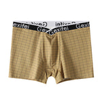 3 Pack Men's Low-Rise V-Shape Waistband Trendy Loose Fit High-Stretch Trunks