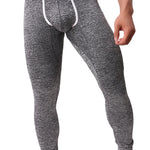 Men's U-Convex Pouch Sexy Base Layer Warm Pants Sleep Pants