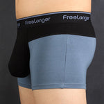 FreeLonger Men's Big Pouch Microfiber Breathable Trunks