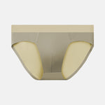 Men's Seamless Spliced Color Pouch Briefs