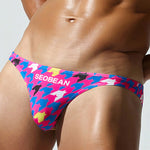 2 Pack Men's Printed Snug-Fit & Personalized Style Briefs