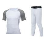 Men's Quick-Dry Fabric Sporty Cut Snug Fit Cooling Airflow Activewear Set