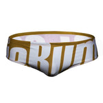 Men's Sexy Letter Printed Swim Briefs