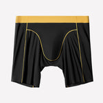 2 Pack Men's Ice Silk Sports Anti-Chafing Extended-Length Boxers Briefs