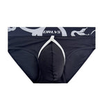 2 Pack Men's Detachable Pouch Open-Crotch Breathable Modal Soft Briefs