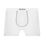 3 Pack Men's Ice Silk Full-Coverage Antibacterial Mid-Rise Boxer Briefs