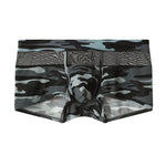 2 Pack Men's Camo Mesh Color Block Stretchy & Breathable Trunks