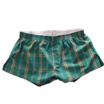 Men’s Vent Classic Plaid Cotton Boxers With Fly