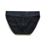2 Pack Men's Low-rise High-cut Solid Briefs