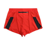 Men's Casual Athletic Shorts with Zipper Pockets and Lining
