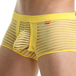 Men's Striped Breathable Support Underwear with Separate Pouch