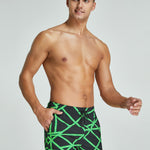 Men's Vibrant Graphic Odor-Control Comfy Waistband Casual Board Shorts