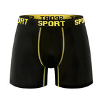 5 Pack Men's Extended Length Seamless Comfort Sporty Cut Odor-Control Boxers Briefs