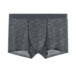 3 Pack Men's Lightweight & Airy Seamless Comfort Ice Silk Trunks