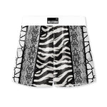 3 Pack Men's Patchwork Leopard Print Cooling Ice Silk Home Shorts
