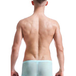 Lightweight Breathable Ice Silk U Contoured Boxers for Men