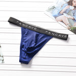 3 Pack Men's Modal U-Pouch Mid-Rise Thongs