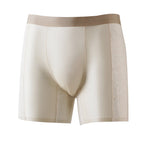 3 Pack Men's Satin Lace Jacquard 3D U-Pouch Anti-Chafe Breathable Midway Briefs