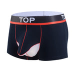 4 Pack Men's Cotton Gun Egg Separation Elephant Nose Trunks