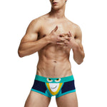Men's Cartoon Low-rise Cotton Trunks