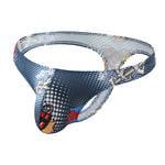 4 Pack Men's Low-Rise Moisture-Wicking Odor-Control Comfort Thongs