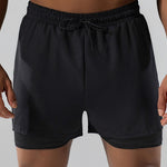 Men's Minimalist Design Sporty Cut Odor-Control Board Shorts
