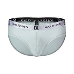 3 Pack Men's Soft Skin-Friendly Ice Silk Thin Low-Rise Briefs