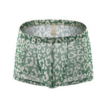 4 Pack Leopard Print See-through Mesh Trunks