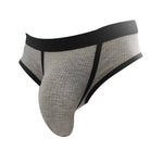 3 Pack Men's Seamless Comfort Large Supportive Pouch Sexy Low-Rise Briefs