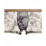 4 Pack Men's Antibacterial Crotch Comfortable Stretch Lightweight Trunks