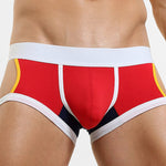2 Pack Men's Soft Cotton Three-Hole Trunks