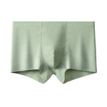 4 Pack Men's Antibacterial Cotton Gusset Striped Lightweight Trunks