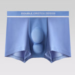2 Pack Men's Ultra-Soft Modal Double Supportive Pouch Skin-Friendly Soft Trunks
