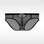 Men's Low Waist Narrow Waist Ice Silk Breathable Convex Pocket Briefs