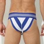 2 Pack Men's Sexy Sporty Breathable Bikini with Support Pouch