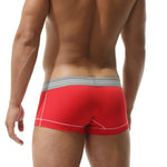 2 Pack Men's Detachable Pouch Breathable Boxer Briefs