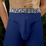 2 Pack Men's Anti-Chafing Soft Cotton Front Opening & Separate Pouch Midway Briefs