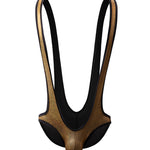 2 Pack Men's Stretchy Faux Leather Fashion Suspenders Bodysuits